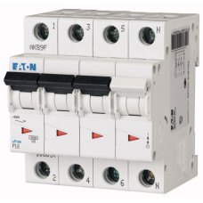 Автоматический выключатель Eaton 3P+N 20A C 4,5kA PL6-C20/3N 106911