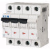 Автоматический выключатель Eaton 3P+N 25A C 4,5kA PL6-C25/3N 106912