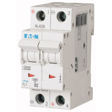 Автоматический выключатель Eaton 2P 50A С 4,5kA PL7-C50/2-DC 264907