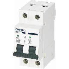Автоматичний вимикач ENERGIO EN 2P C 50А 6кА EN-6B-2C50