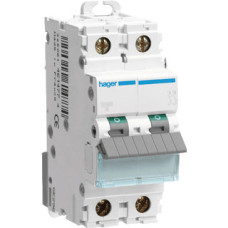 Автоматический выключатель Hager 1P+N 10kA C-10A NCN510 2M