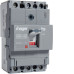 Автоматичний вимикач Hager x160 50A 3p 18kA TM F/F HDA050L