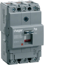 Автоматичний вимикач Hager x160 25A 3p 40kA TM A/F HNA025H