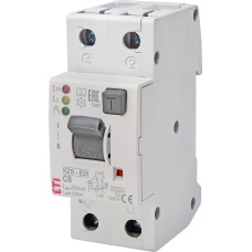 Диференційний автомат ETI KZS-2M2p EDI 1p+N С 6A 10kA 30mA (тип A) 2172411