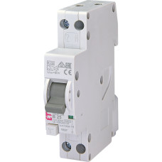 Диференційний автомат ETI KZS-1M SUP 1P+N B 25A 6kA 30mA (тип A) подкл. снизу (2175206)