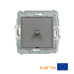 1-клавішний вимикач перехресний Karlik Mini сірий матовий 27MWPUS-6