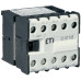 Контактор силовий ETI CE07.01 230V AC/DC (7 А; 3kW; AC3) 3NO+1NC (4641013)