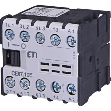 Контактор силовий ETI CE07.10 230V AC/DC (7 А; 3kW; AC3) 3NO+1NO (4641023)