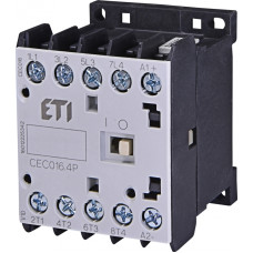 Контактор силовий мініатюрний ETI CEC16.4P 230V AC (16 А; 7,5kW; AC3) 4NO (4641203)