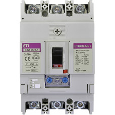Автоматичний вимикач ETIBREAK EB2S 160/3LA 250A 3P 16kA рег. зах. (тепл. (0,63-1)*In / ел.магн. (5-11)*In)  4671888 ETI