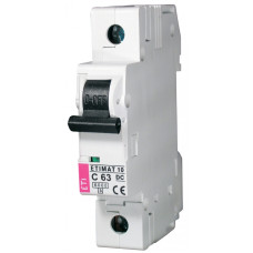 Автоматичний вимикач ETIMAT 10-DC 1P C 63A 6kA 2137722 
