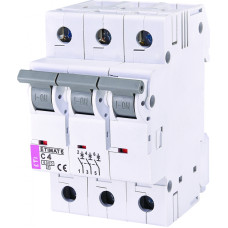 Автоматичний вимикач ETIMAT 6 3P C 4A 6kA 2145510 