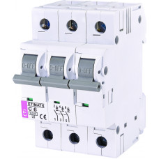 Автоматичний вимикач ETIMAT 6 3P C 6A 6kA 2145512 