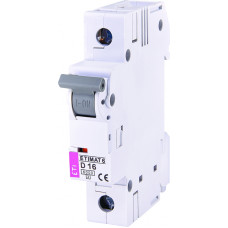 Автоматичний вимикач ETIMAT 6 1P D 16A 6kA 2161516 