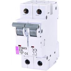 Автоматичний вимикач ETIMAT 6 2P D 6A 6kA 2163512 