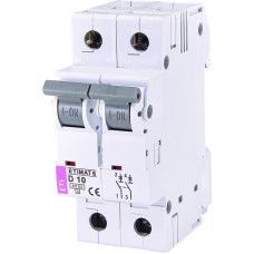 Автоматичний вимикач ETIMAT 6 2P D 10A 6kA 2163514 