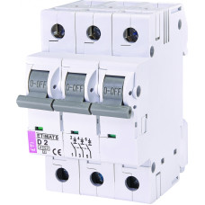 Автоматичний вимикач ETIMAT 6 3P D 2A 6kA 2164508 