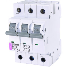 Автоматичний вимикач ETIMAT 6 3P D 16A 6kA 2164516 