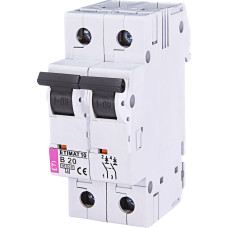 Автоматичний вимикач ETIMAT 10 2P B 20A 10kA 2123717