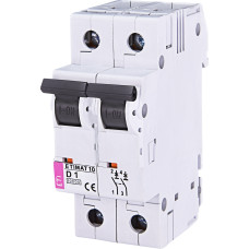 Автоматичний вимикач ETIMAT 10 2P D 1A 15kA 2153704