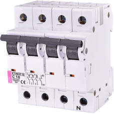 Автоматичний вимикач ETIMAT 10 3Р+N C 10A 10kA 2136714 