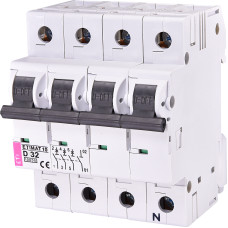 Автоматичний вимикач ETIMAT 10 3Р+N D 32A 10kA 2156719