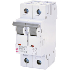 Автоматичний вимикач ETIMAT 6 2P D 0,5A 6kA 2163501
