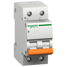 Автоматичний вимикач Schneider Electric ВА63 1П+Н 10А С 4,5кА 11212